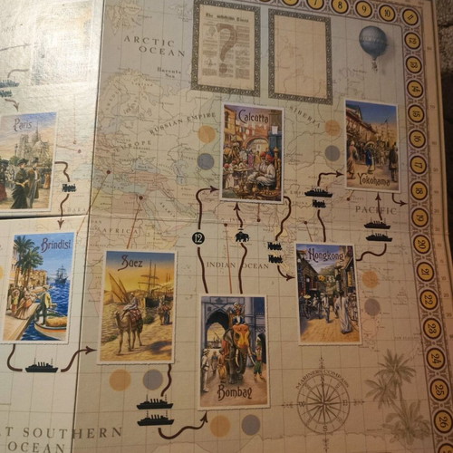 Around the World in 80 Days board game Kaissa like new