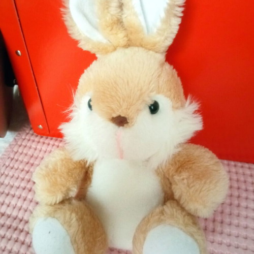 Plush rabbit like new, 30 cm height