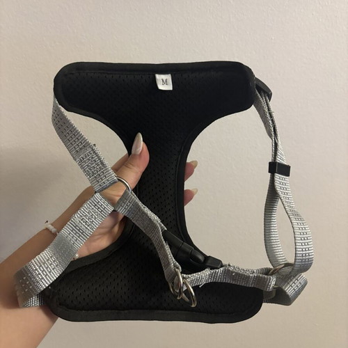 Dog Harness Active Medium Size Grey New
