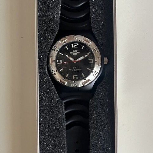 Würth Quartz 44mm Limited Edition Sport watch new, black