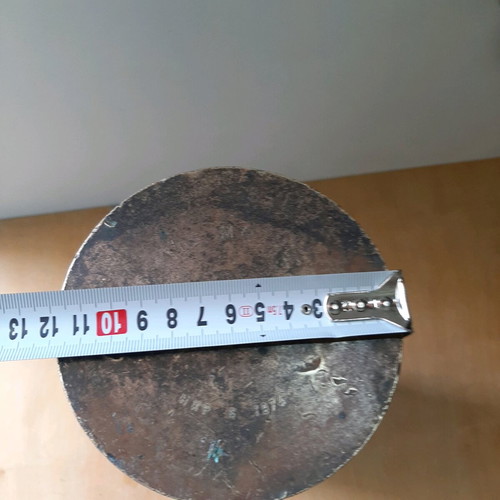 Large collectible 105 mm artillery shell casing from 1974 used