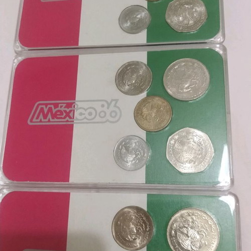 Rare Mexico '86 World Cup coins new