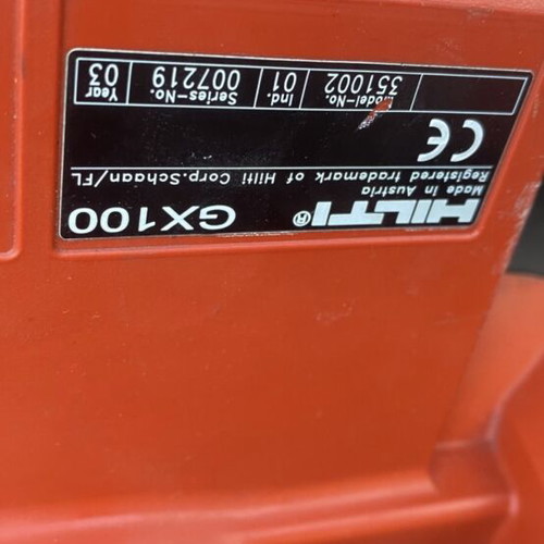Hilti GX 100 Concrete Nail Gun like new with case and nails