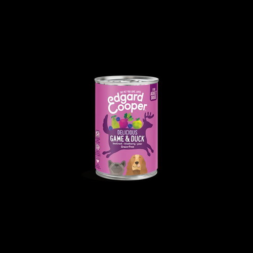 Edgard Cooper Game and Duck Adult Wet Food 400gr new, sealed