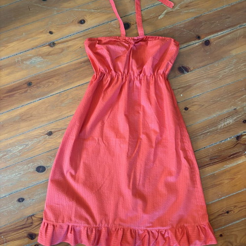 Summer dress red, like new, size S