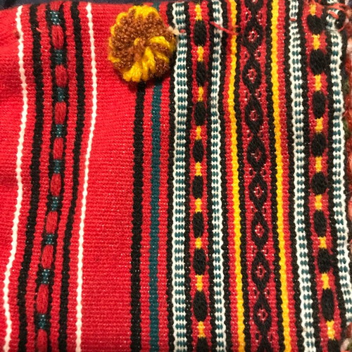 Traditional Chuspa Bag from Andes, new, handwoven wool