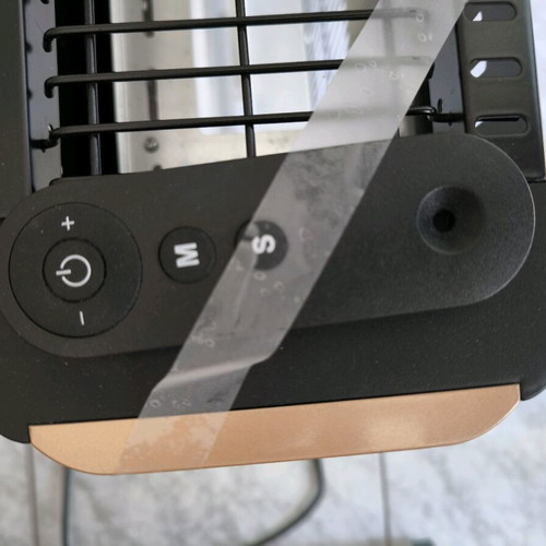 Halogen heater like new with remote control and thermostat
