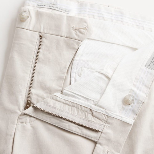 Παντελόνι chino slim fit σερζ μπεζ καινούργιο μέγεθος 42