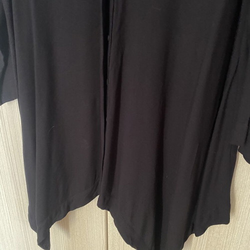 Philosophy black asymmetrical viscose blouse M/L