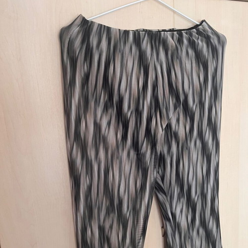 Project Soma Παντελόνι Καμπάνα Καινούργιο, medium, polyester μαύρο και γκρι