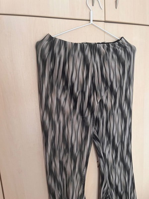 Project Soma Παντελόνι Καμπάνα Καινούργιο, medium, polyester μαύρο και γκρι