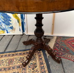 Oval antique table used, from 1920