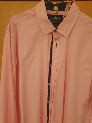 Missone Pink Men's Shirt L like new