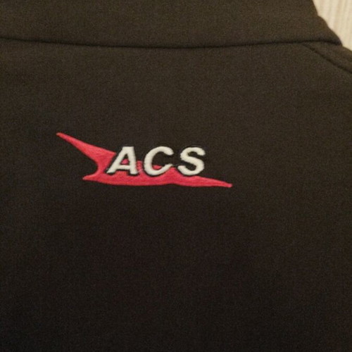 ACS jacket XL like new, black soft shell