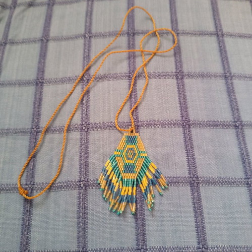 Necklace with beads from Africa like new