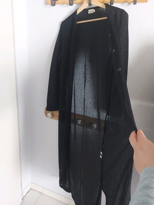 Long Cardigan Women’s Used Like New, Black, Size L