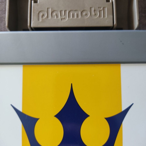 Playmobil portable castle like new with storage case