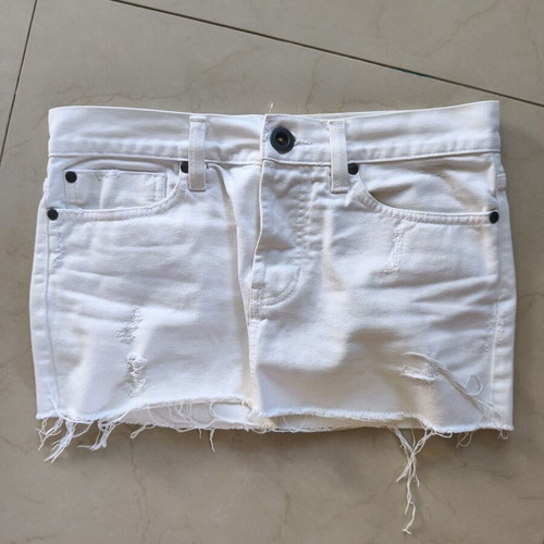 John Denim skirt new, size M, white