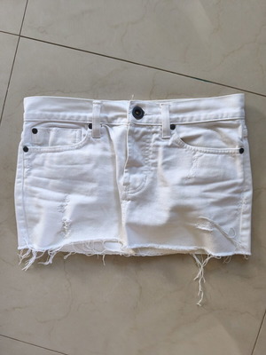 John Denim skirt new, size M, white