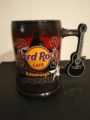 Hard Rock Cafe Edinburgh Beer Mug collectible like new