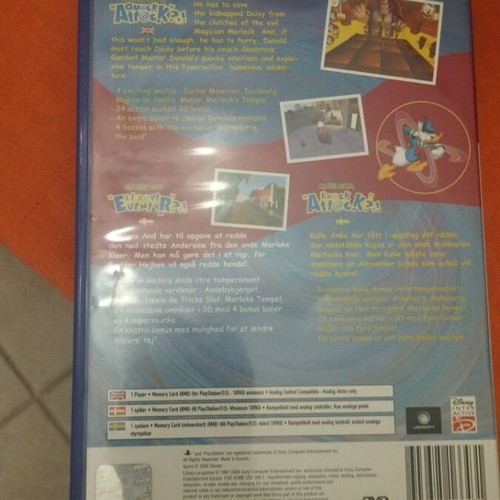 Donald Duck Quack Attack PS2 game like new