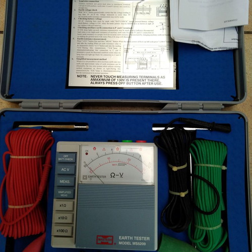 Earth tester new, professional, analog