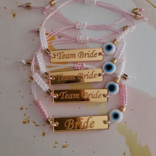 Bride and Team Bride bracelet new, handmade for Bachelorette