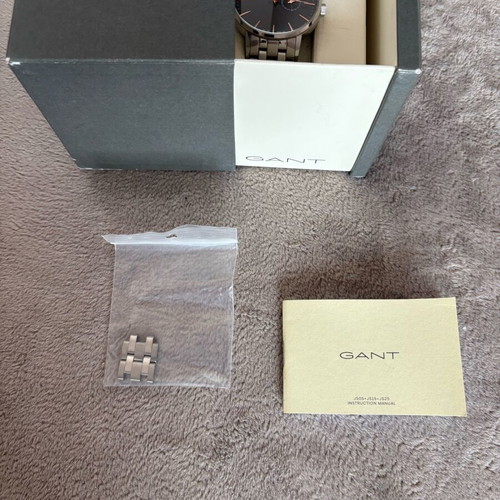 GANT Park Hill III watch like new, charcoal dial with rose gold details