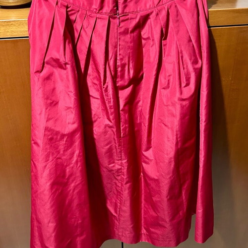Tara Jarmon skirt shiny fuchsia new no small