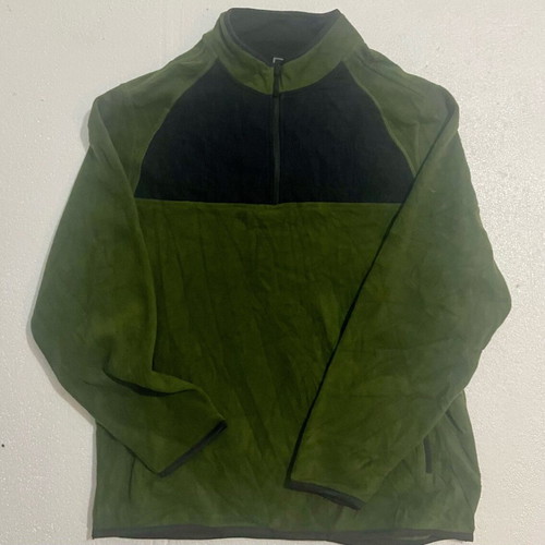 Beverly Hills Polo Club Polar Fleece jacket like new, olive and black, size L
