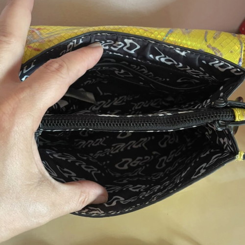 Desigual crossbody bag iridescent snakeprint multicolored like new