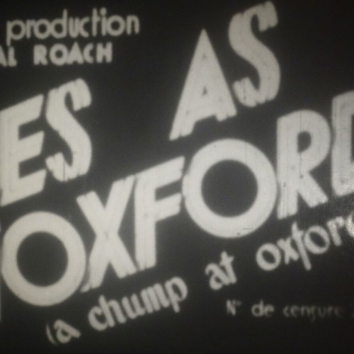 Standard 8mm silent film 400ft "Les As D' Oxford" used comedy