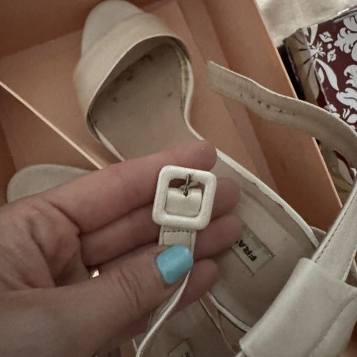 Fratelli Karida Off White sandals size 40 like new