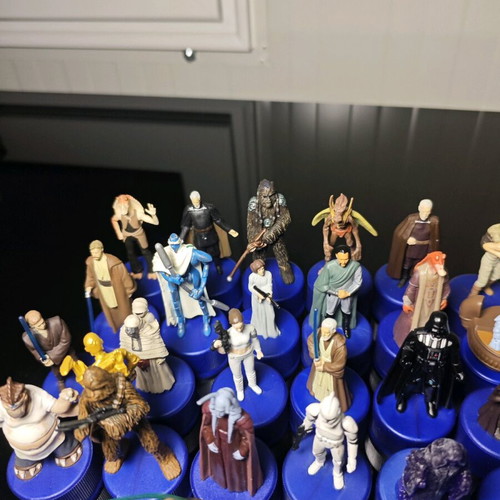 Star Wars Pepsi Bottle Cap Figures used, pack of 78