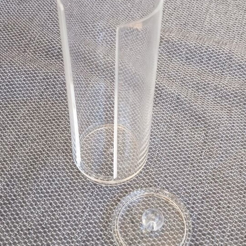 Acrylic case for cotton pads and makeup removal