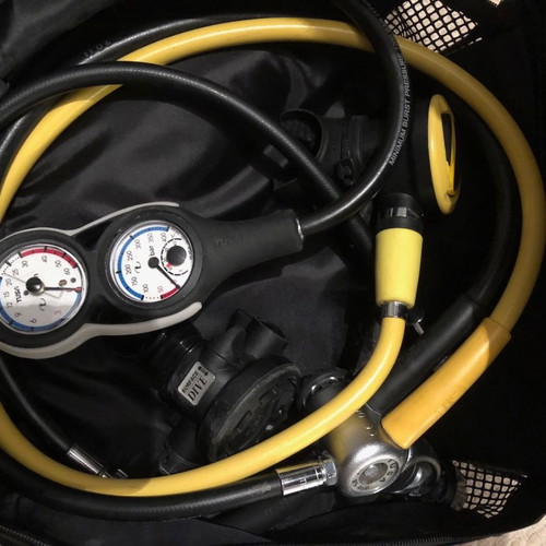 TUSA X-Pert RS-460 breathing regulator used with 1st & 2nd stage octopus complete
