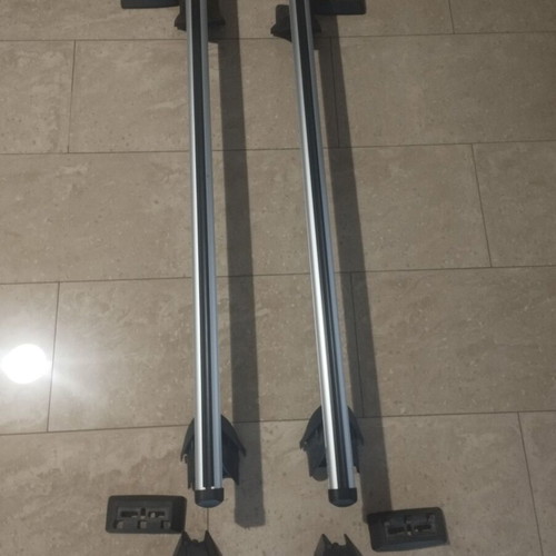 BMW 116 aluminum roof bars like new, 45cm fixpoint mounting