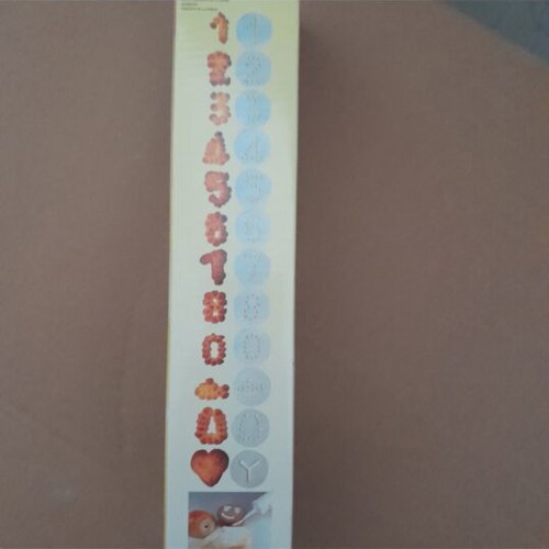 Plastic Hand Cookie Press with Multiple Designs New