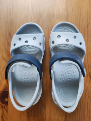 Crocs πέδιλα c10 σαν καινούργια, γκρι μπλε παιδικά