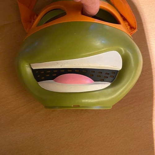 Ninja Turtle mask and weapons used