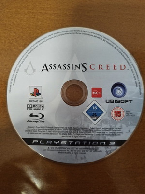 Assassin's Creed 1 PS3 μεταχειρισμένος μόνο ο δίσκος