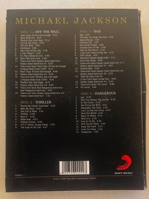 Michael Jackson 4CD box set slightly used