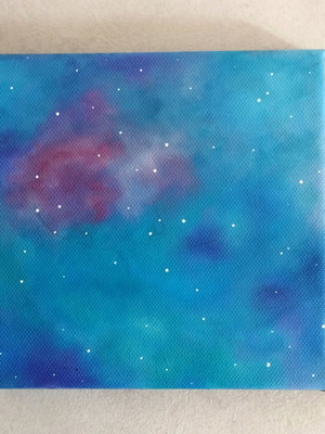 масло върху платно "универсален пейзаж"