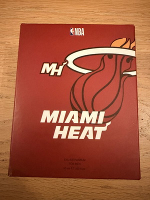 Miami Heat NBA collectible perfume, sealed authentic