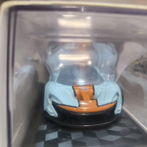 MCLAREN P1GTR Gulf toy car scale 1:40 new