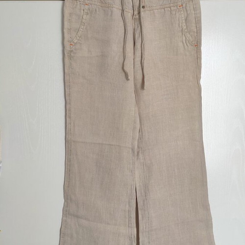 Linen pants Viva beige size S like new