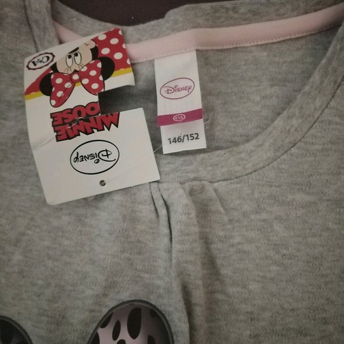 Disney pajamas new for girls 11-12 years gray pink