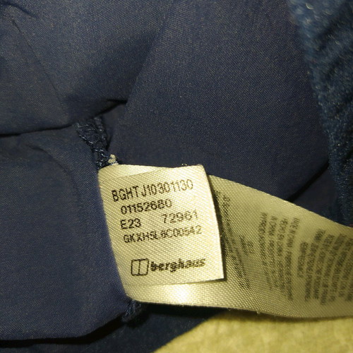 Berghaus jacket blue size S used