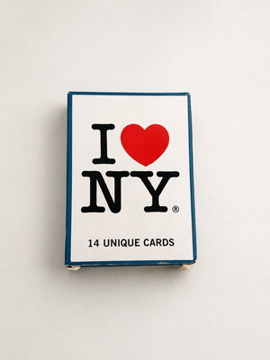 Συλλεκτική τράπουλα I Love NY μεταχειρισμένη, 14 μοναδικές κάρτες