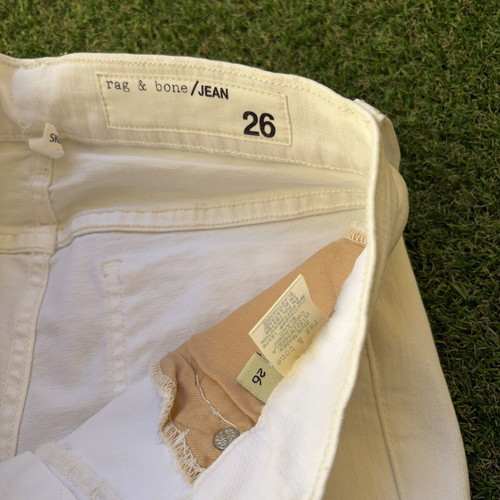 Rag&Bone white jeans like new, size 26
